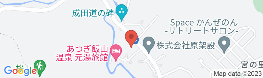 厚木飯山温泉 元湯旅館の地図