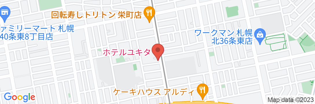 ホテルユキタの地図