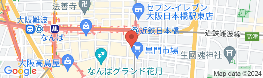 スーパーホテルなんば・日本橋の地図