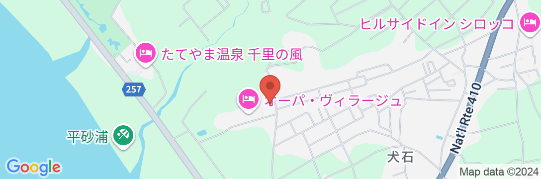 ペンション サンディビーチの地図