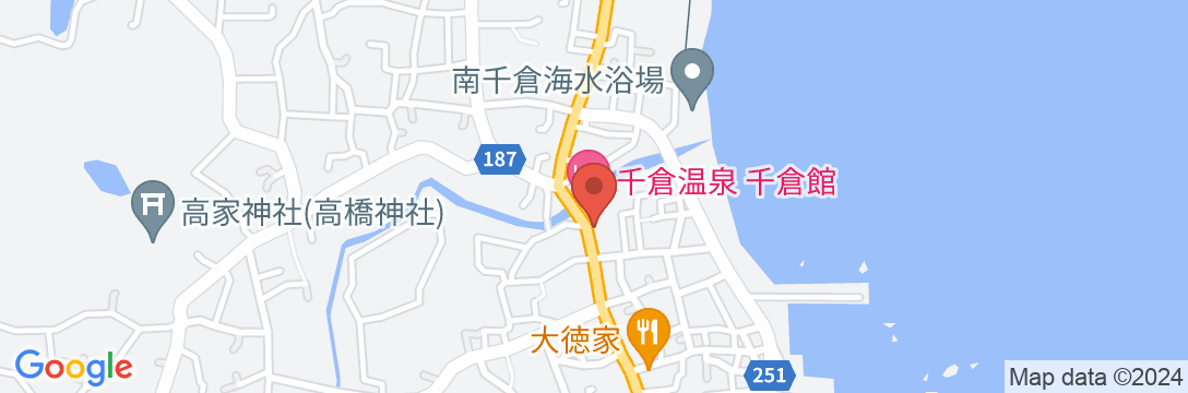 千倉温泉 千倉館の地図