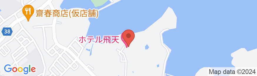 相馬松川浦温泉 ホテル 飛天の地図