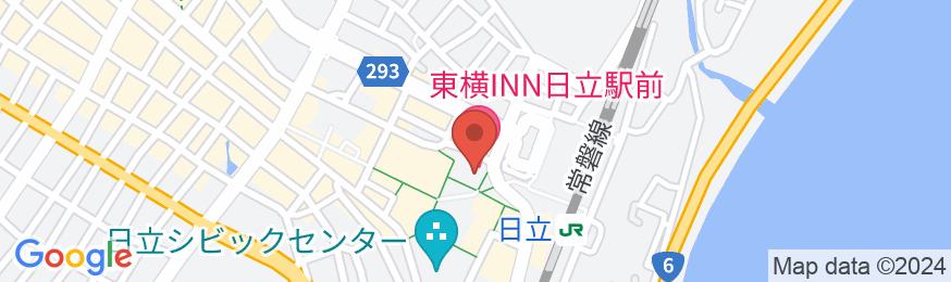 東横INN日立駅前の地図