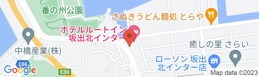 ホテル入浜の地図