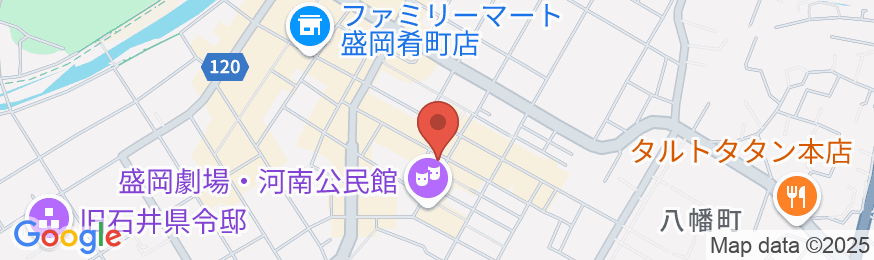 旅館大和の地図