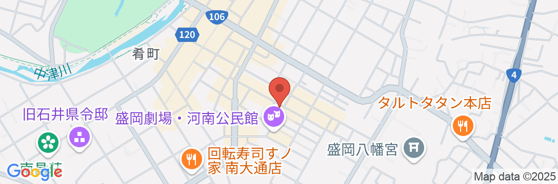 旅館大和の地図