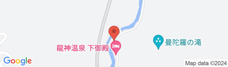 龍神温泉 料理旅館萬屋の地図