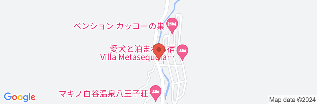 ペンション奥琵琶湖マキノの地図