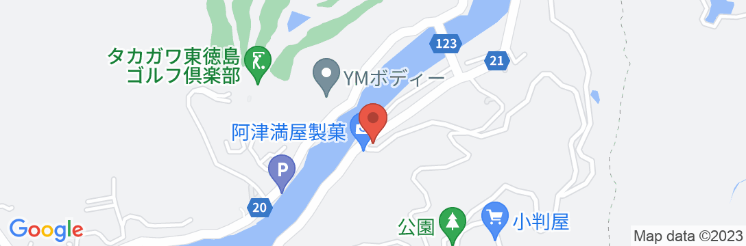 プチペンション やすらぎ<徳島県>の地図