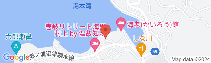 湯ノ本温泉 国民宿舎 壱岐島荘 <壱岐島>の地図