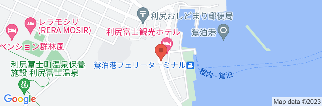 利尻富士観光ホテル<利尻島>の地図