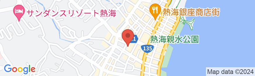 熱海温泉 山木旅館の地図