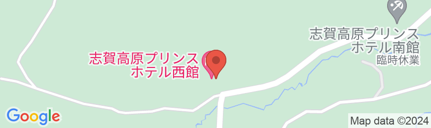 志賀高原プリンスホテルの地図