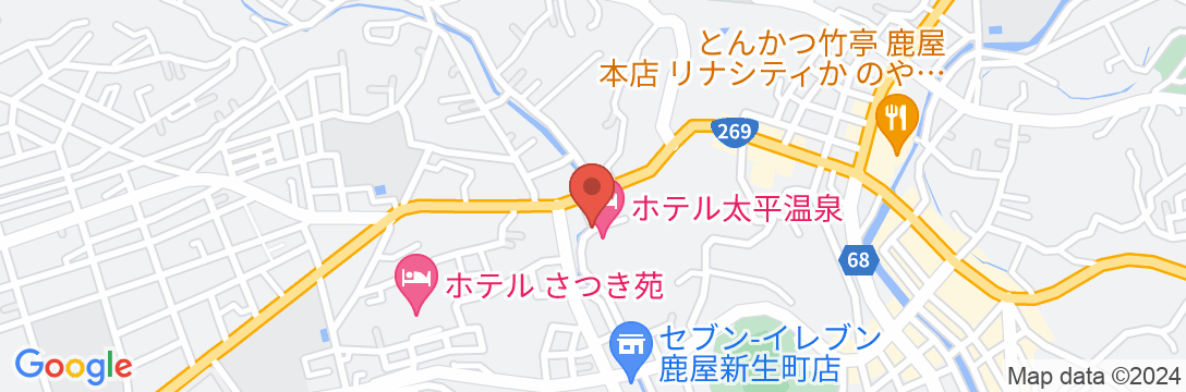 ホテル 太平温泉の地図