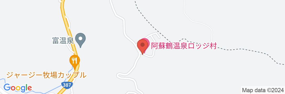 阿蘇鶴温泉ロッジ村の地図