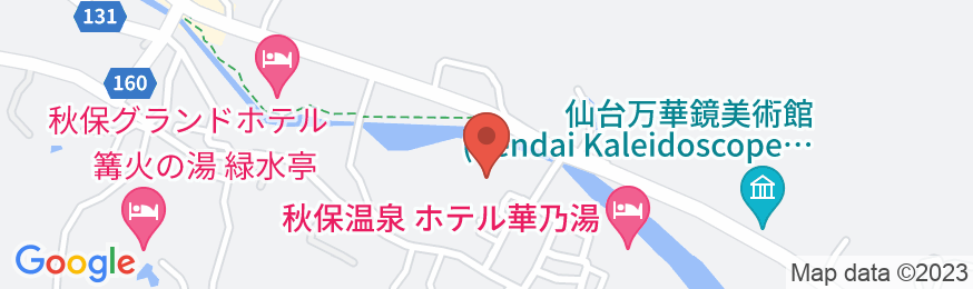 仙台 秋保温泉 ホテル瑞鳳の地図