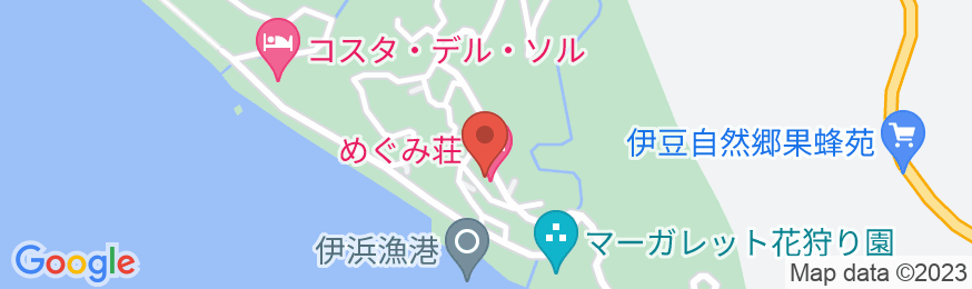 南伊豆 民宿 めぐみ荘の地図