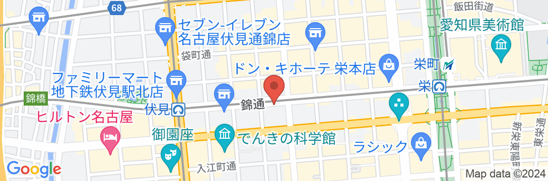 ホテル シルク・トゥリー名古屋の地図