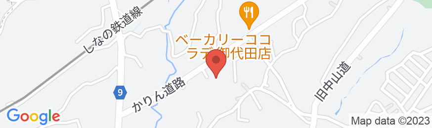 ホテルルートインコート軽井沢の地図