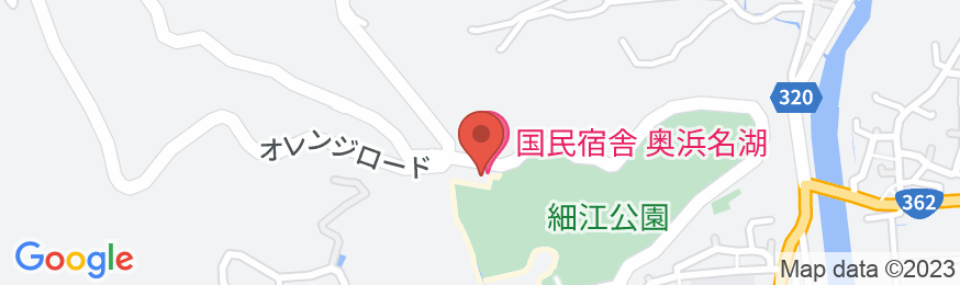 国民宿舎 奥浜名湖の地図