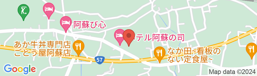 阿蘇の司ビラパークホテル&スパリゾートの地図