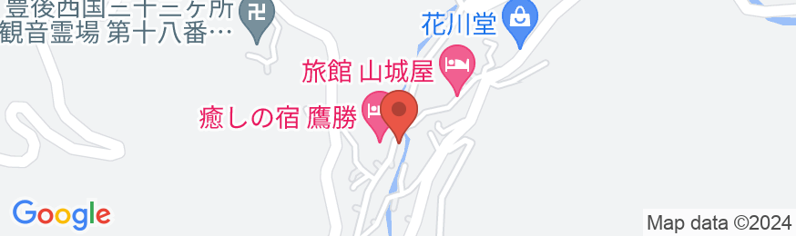 湯平温泉 宿潦ばん屋の地図