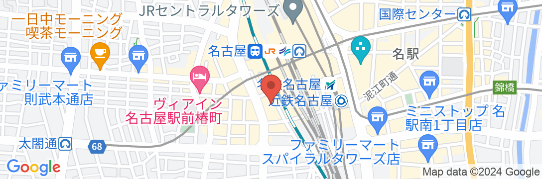 名古屋フラワーホテルの地図