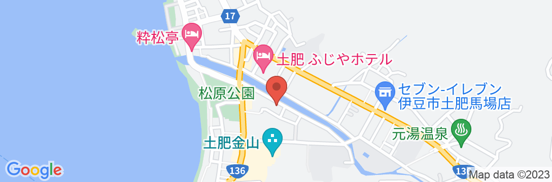 西伊豆土肥温泉 民宿 椿荘の地図