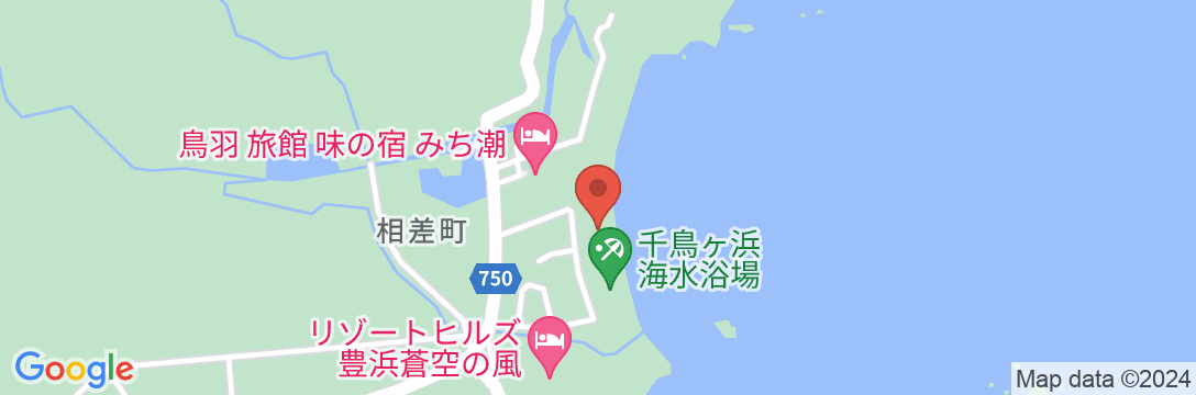浜の雅亭 一井の地図