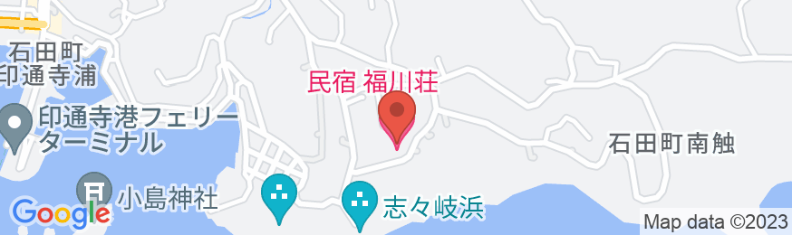 民宿 福川荘 <壱岐島>の地図