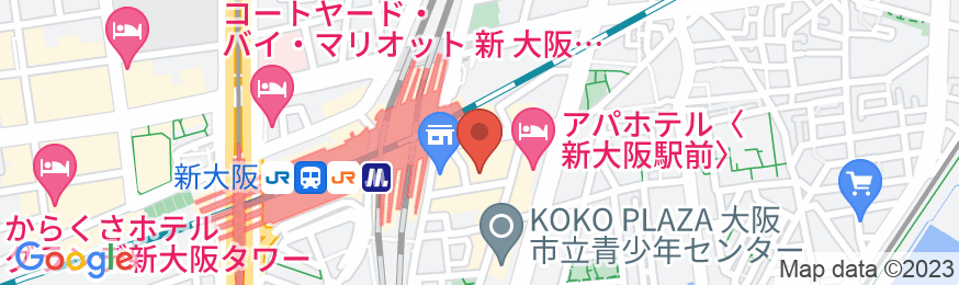 ホテル新大阪の地図