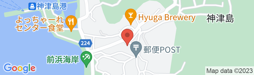 旅館 徳左 <神津島>の地図