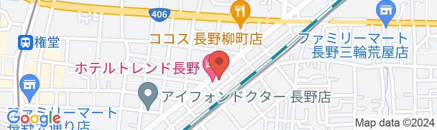 ホテルトレンド長野の地図