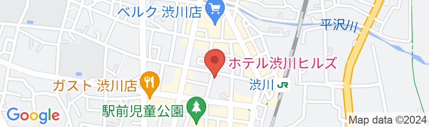 ホテル渋川ヒルズ(BBHホテルグループ)の地図