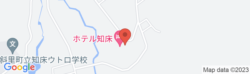 ウトロ温泉 ホテル知床の地図