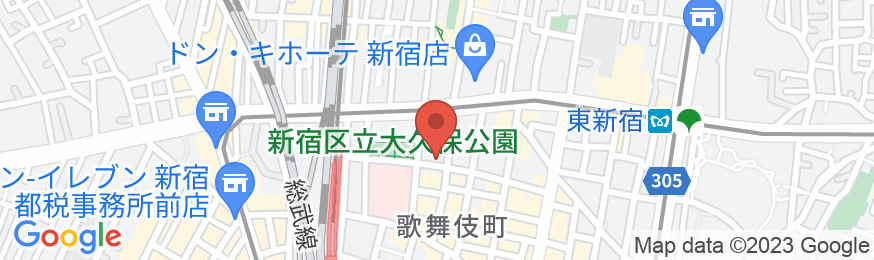 カプセルホテル新宿510の地図