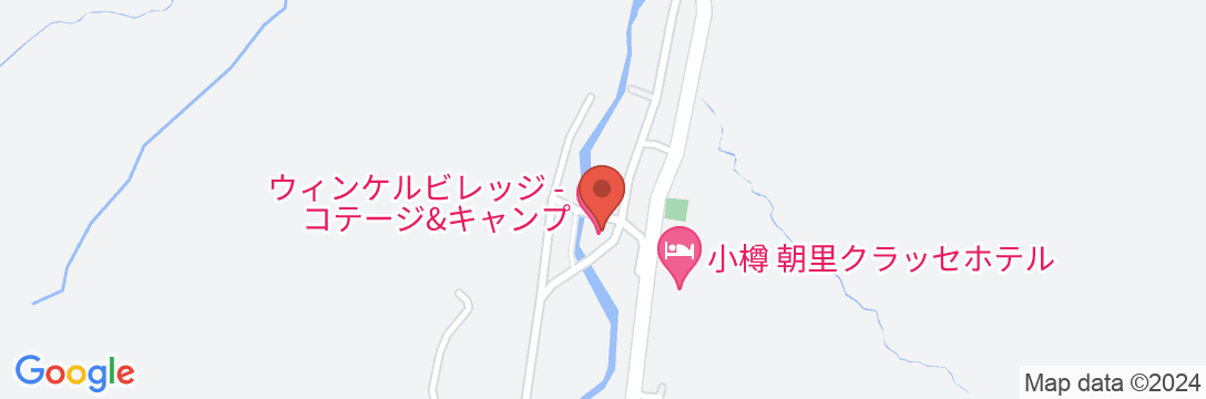 小樽・朝里川温泉 ウィンケル ビレッジの地図