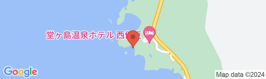 堂ヶ島温泉 堂ヶ島ホテル天遊の地図