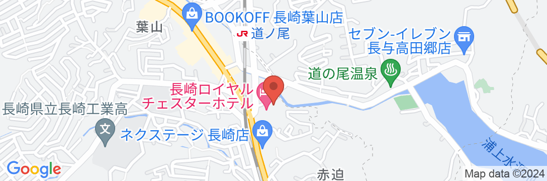 ROYAL CHESTER NAGASAKI hotel&retreatの地図