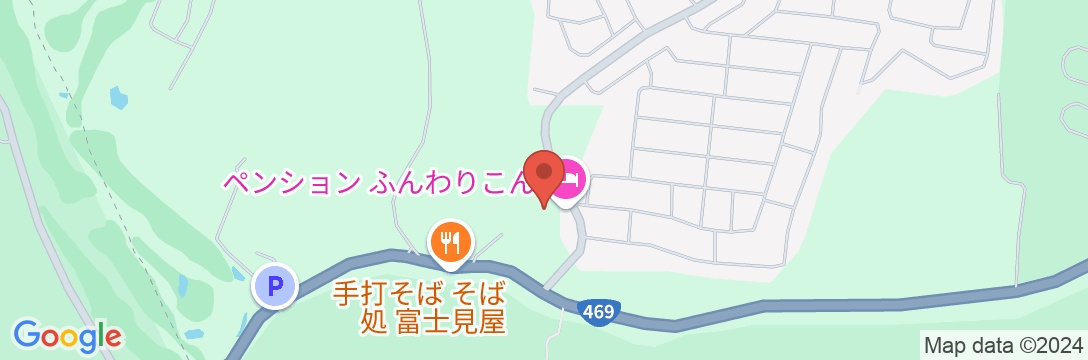 ペンション ぶなの木<静岡県>の地図