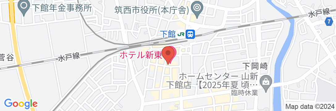 ホテル新東<茨城県>の地図