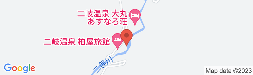 二岐温泉 大和館の地図