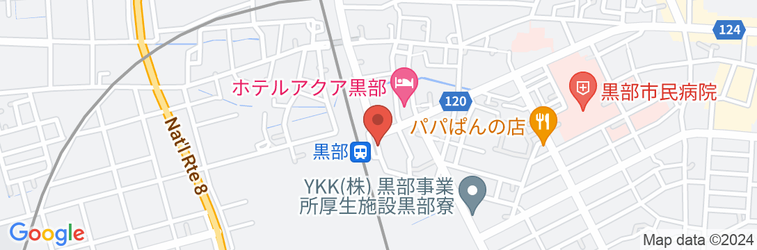 長谷川旅館の地図