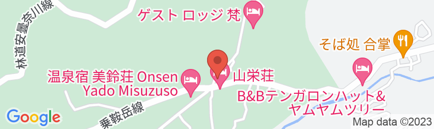 温泉宿 山栄荘の地図