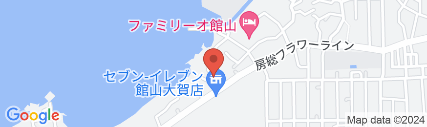 天然温泉 人魚の湯 旅館 海紅豆の地図