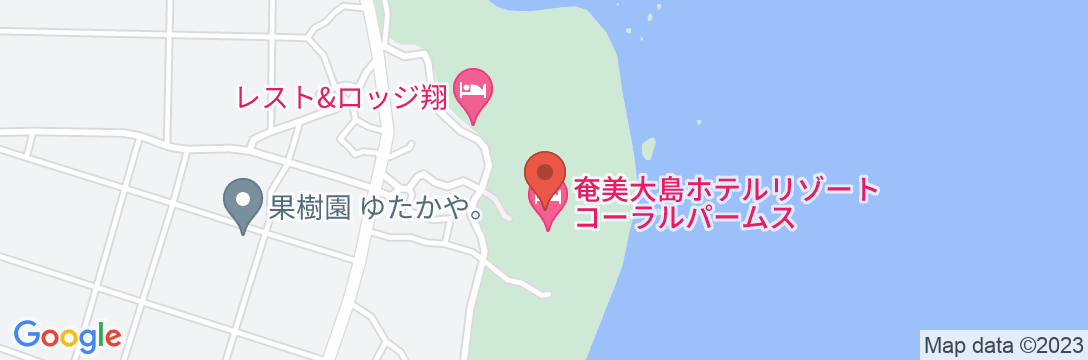 コーラルパームス(CORAL PALMS) <奄美大島>の地図