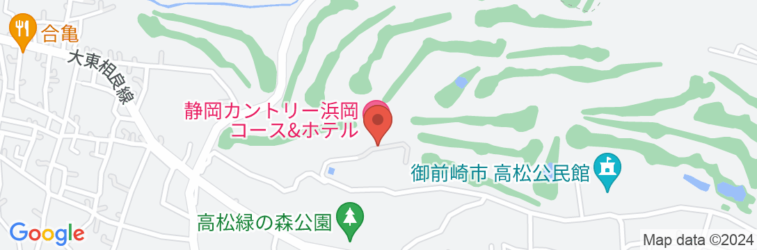 静岡カントリー浜岡コース&ホテルの地図