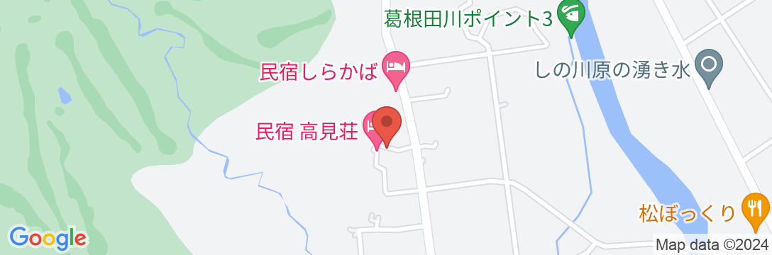 民宿 高見荘の地図