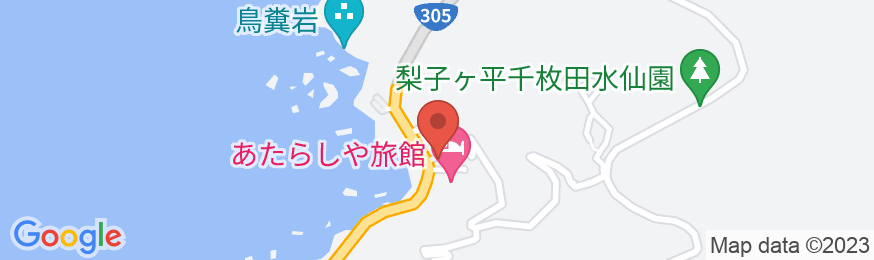 あたらしや旅館<福井県>の地図