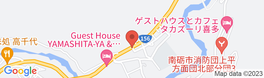 五箇山 旅館 よしのや<富山県>の地図